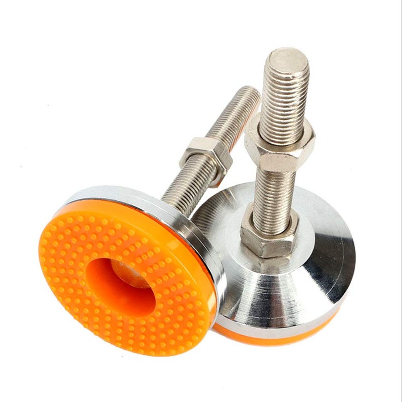 Hyever Heavy Duty Leveling Screw Leg 4" Adjustable Feet Leveler Foot for Furniture Mechanical Equipment Pack of 2 - Image 4